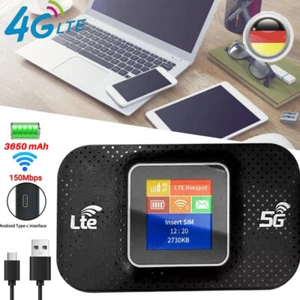Tragbarer 4G LTE WIFI Router Mobile WLAN Hotspot für Unterweg Pocket WiFi Router - Bild 1 von 13