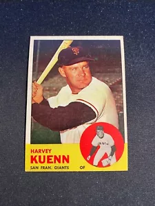 1963 TOPPS BASEBALL #30 HARVEY KUENN!! $1 SHIPPING!! - Picture 1 of 2