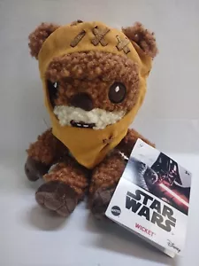 Disney Star Wars 8" WICKET Ewok Plush Character Toy by Mattel Age: 3+ NWT - Picture 1 of 2