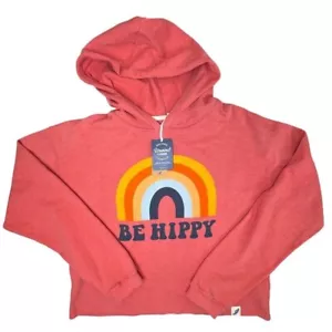 Unwind Be Hippy Cropped Hoodie Multicolor Size M Casual Wear - Picture 1 of 11