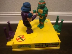 Vintage TMNT Totally Awesome Duelin' Dudes Rock Em Sock Em Remco. Michelangelo - Picture 1 of 9