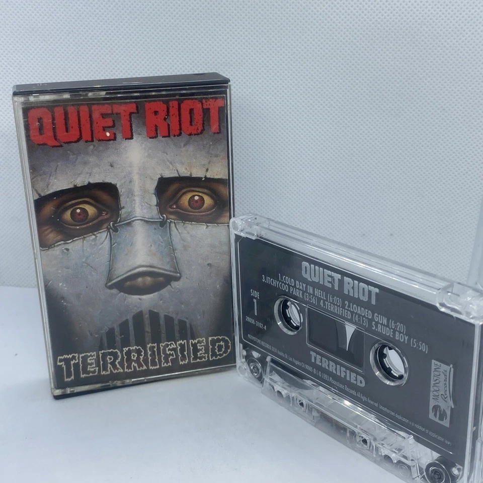 Quiet Riot - Terrified CASSETTE TAPE Rare USA Import - Image 1 of 4