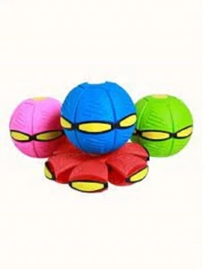Magic LED Light Flying UFO Flat Throw Disc Ball Relieve Stress Toy For Children - Picture 1 of 7