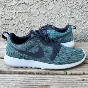 Nike Shoes Men Size 12 Roshe One Knit Jacquard Blue - Picture 1 of 11