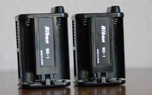 Nikon MS-1 AA battery holders for MB-1 battery pack - Working MS1 pair 3rd GEN