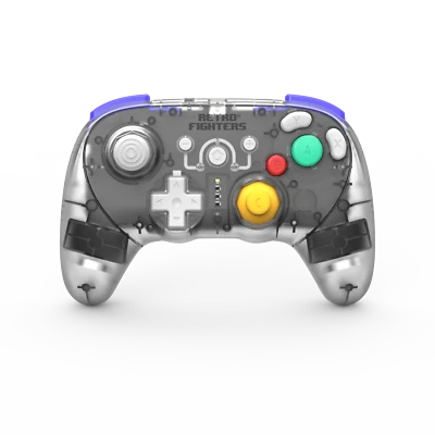 Mando inalámbrico Gamecube Retro Fighters BattlerGC PRO cristal GC nuevo