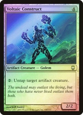 Darksteel  MTG  FOIL  Voltaic Construct   Magic - Image 1 of 2