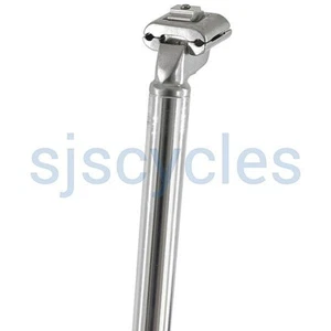 Oxford Micro Adjust Alloy Seat Post with Micro Adjust - Silver - 400 x 28.8mm - Picture 1 of 4