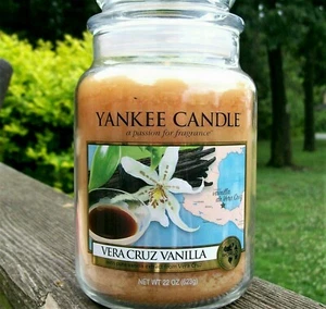 Yankee Candle Retired World Journeys "VERA CRUZ VAINILLA"~ Grande 22 oz. ~ RARO~NUEVO - Imagen 1 de 3