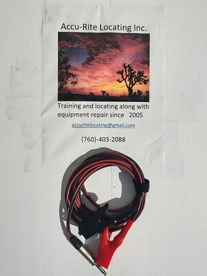 Metrotech Goldak Heath Rycom Fisher Radiodetection Pipe Leads CABLE LOCATOR - Image 1 of 4