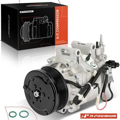 A-Premium AC Compressor w/ Clutch for Honda Civic 2006-2011 L4 1.8L 38810RNAA01 - Image 1 of 4