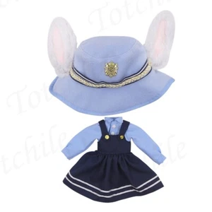 Conjunto de vestido con correa de sombrero de policía de conejo azul para muñeca Blythe de 12" traje de fábrica - Imagen 1 de 3