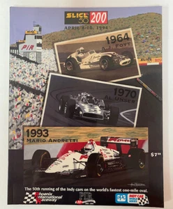 SLICK 50 200 INDY CAR RACE PHOENIX  PROGRAM 1994 - Picture 1 of 1