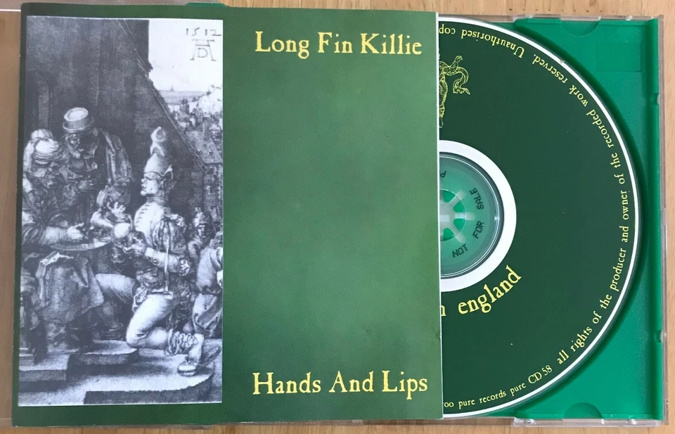 Long Fin Killie 'Hands And Lips' CD Single Green Jewel 1996 UK Too Pure CD 58 - Imagem 1 de 1