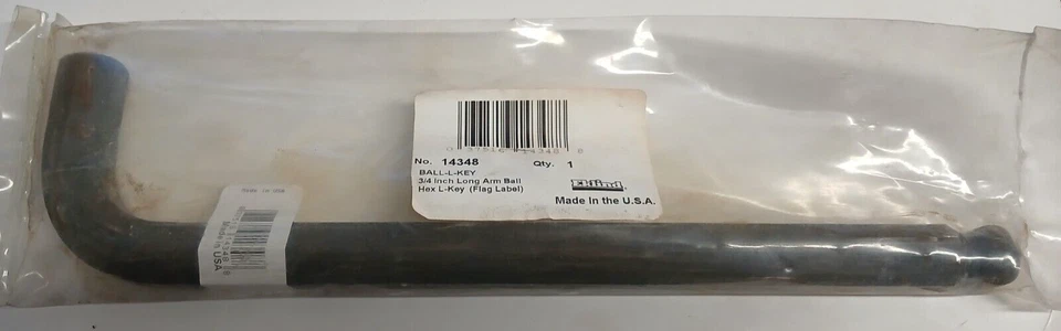EKLIND 14348 3/4 LONG ARM BALL-HEX-L KEY - Image 1 of 3