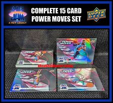 2021 Upper Deck Space Jam A New Legacy Complete 15 Card Power Moves Set - LeBron