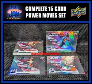 2021 Upper Deck Space Jam A New Legacy komplett 15 Karten Power Moves Set - LeBron - Bild 1 von 1