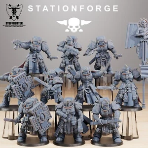 Socratis Guardmen (10) - Station Forge - Scifi Marines Wargaming Grimdark - Picture 1 of 15