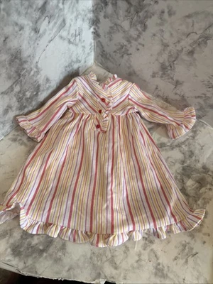 American Girl 18" Muñeca Kittredge's Retirado Rosa Rayas Camisón Pijama Foto 1 de 4
