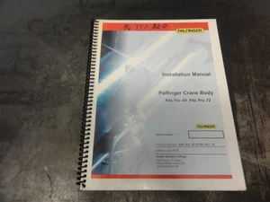 Palfinger PAL Pro 43 PAL Pro 72 Crane Body Installation Manual - Picture 1 of 8