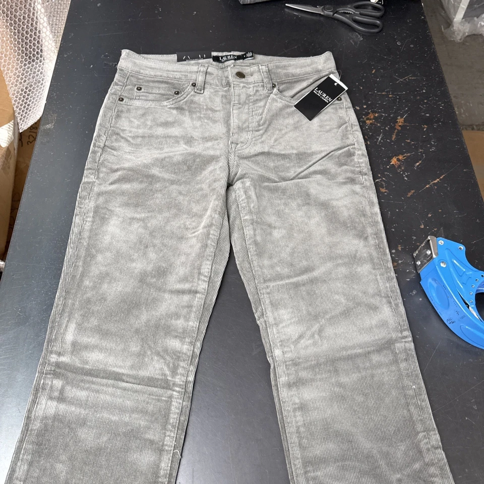 Pantalones de pana para mujer Polo Ralph Lauren talla 2. Nuevo con etiquetas $145 nuevo. Foto 1 de 4