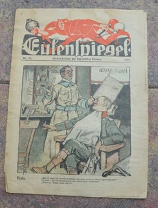 1 WK zeitung 1915 "Eulenspiegel" No.28 Humor Caricature - Picture 1 of 7