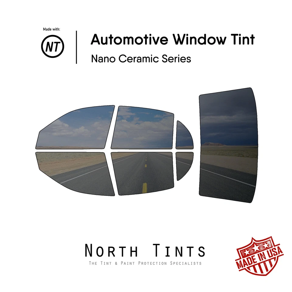 Película de tinte de ventana precortada nano cerámica vidrio para automóvil para Buick Park Avenue 1997-2005 Foto 1 de 4