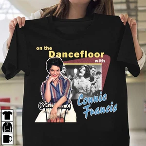 Camiseta Connie Francis Negra Algodón Talla Hombres Algodón S M L 234X5L SG2245 - Imagen 1 de 3