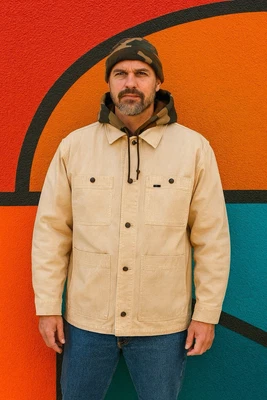 Chaqueta Abrigo Supreme Natural Worn Con Capucha Tareas XL SS25 ¡LIMPIADO EN SECO! Foto 1 de 4