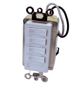 X10 Leviton Pro Wall-Mounted Controller Model XPT w/ XP4-W Keypad - Picture 1 of 3