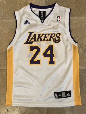 Новый Коби Брайант Лос-Анджелес Лейкерс Adidas Джерси молодежи средний новый без ЯРЛЫКОВ - Изображение 1 из 4