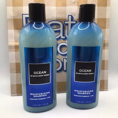 Bath & Body Works Mens Ocean Moisturizing Shampoo 16 FL OZ Lot of 2 - Image 1 of 2