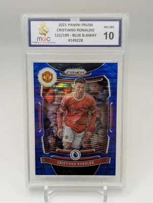 Cristiano Ronaldo /199 Prizm PL Blue Breakaway MGC 10 - Manchester United - Image 1 of 2