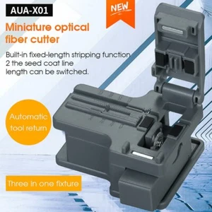 AUA-X01 FTTH MINI Optical Fiber Cleaver ABS High Precision Fiber Cable Cutter - Picture 1 of 11