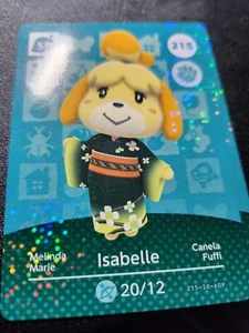 ISABELLE 215 Animal Crossing Amiibo Authentic Nintendo Mint Karte aus Serie 3 - Bild 1 von 1