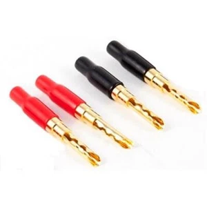 Black Rhodium Gold Plated Z Plug Set Of 4 - Picture 1 of 1