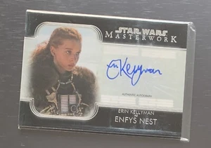2020 Star Wars Masterwork Erin Kellyman as Enfys Nest On Card Auto - Picture 1 of 4