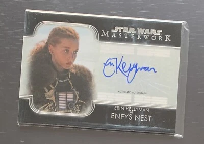 2020 Star Wars Masterwork Erin Kellyman as Enfys Nest On Card Auto - Image 1 of 4