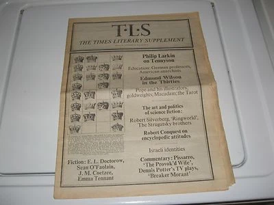 1980 Philip Larkin, Edmund Wilson, Doctorow, Porter, Tarot, Science Fiction    - Image 1 of 3