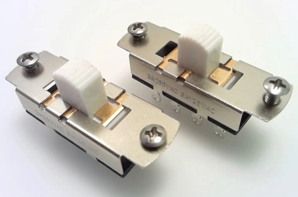 True Custom Shop® ON-ON-ON Slide Switch for Fender Mustang Duosonic & Jag-Stang - Image 1 of 4