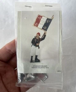 Vintage BN TRADITION Toy Soldier STANDARD BEARER FRENCH ZOUAVES WW1 1914 805/2 - Picture 1 of 6