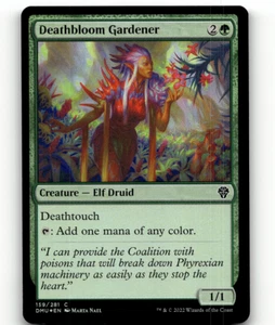 FOIL - MTG Dominaria United - Deathbloom Gardener 159 - Picture 1 of 1
