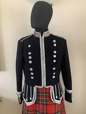 Scottish Pipers Kilt Jacket, Army Pipers Jacket, Circonferenza Petto 42/44 • 114.13€