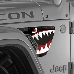 Vent Fender Wrap Graphic Sticker Decal for Jeep Wrangler JL 2018-2020 WARHAWK - Picture 1 of 2