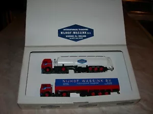 Herpa H10221 1/87 - Set Volvo F12 "Nijhof Wassink" Internationaal Transport - Foto 1 di 2
