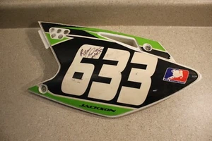Placa de número lateral de plástico Ronnie Jackson 633 Kawasaki KX250F 2006-2007 3128 R4 - Imagen 1 de 14