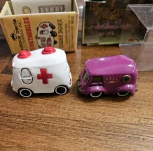 Wallace Berrie Funkymobiles  GALLOPIN' GRAPE & Crasher Dasher Handpainted  1976 - Picture 1 of 6