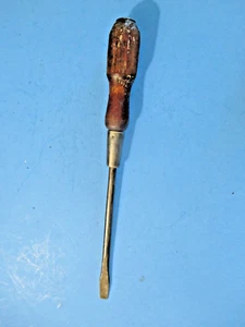 vintage Goodell-Pratt No. 676 wood handle 11-1/4" slotted screwdriver - Picture 1 of 13