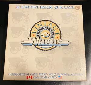 1984 Vintage Wheels Automotive History Quiz Board Game - Picture 1 of 9