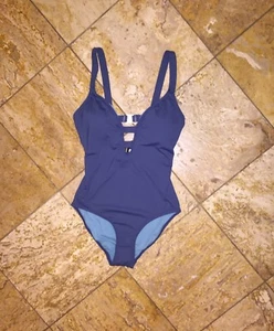 Nuovo con etichette Nip Tuck Bond Occhio Acciaio Blu Monopezzo Multi Tazza per Costume da Bagno Donna US - Foto 1 di 6